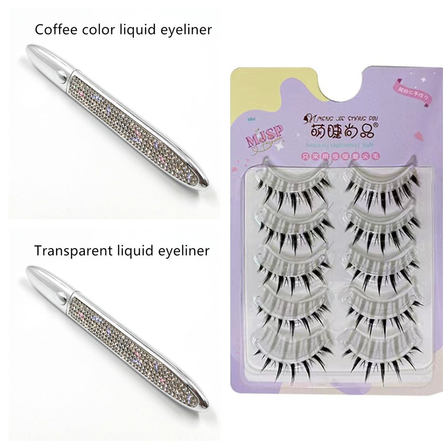 False Eyelashes Self-adhesive Eyeliner Multicolor False Eyelashes Self-adhesive Eyeliner Multicolor